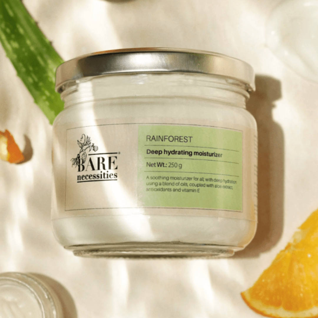 BARE NECESSITIES Rainforest | Deep Hydrating
Moisturizer | 100% Plant-derived ingredients | Moisture Locking